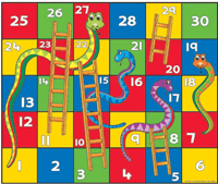 Snake and ladder name in Hindi